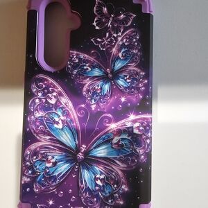 Vibrant Purple and Blue Butterfly Phone Case